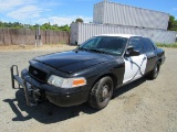 2011 FORD CROWN VICTORIA POLICE INTERCEPTOR -