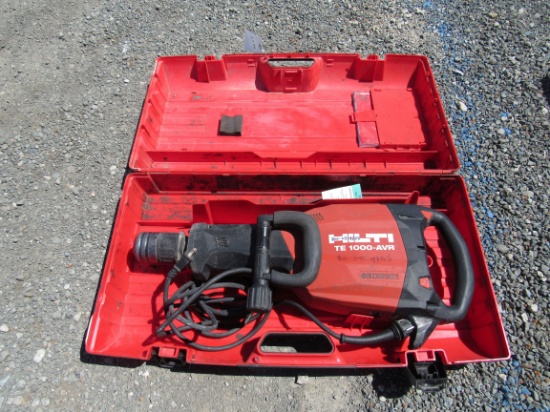 HILTI TE 1000 AVR ELECTRIC JACK HAMMER