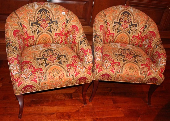 2 Beachley Brand Upholstered Chairs