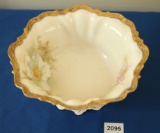 Russian Antique Porcelin Floral Bowl