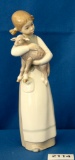 Lladro Girl with Lamb