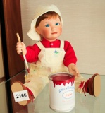 Painter boy doll