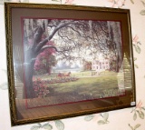 R.C. Carter Print of Southern Plantation