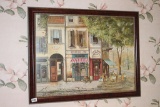 Print of Downtown Shops