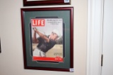 Framed Time Magazine featuring Ben Hogan, Aug 8, 1955