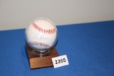 Autographed baseball