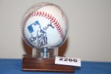 Autographed baseball