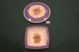 Wedgewood Sarah's Garden Tart Dish & Sweet Meat Dish