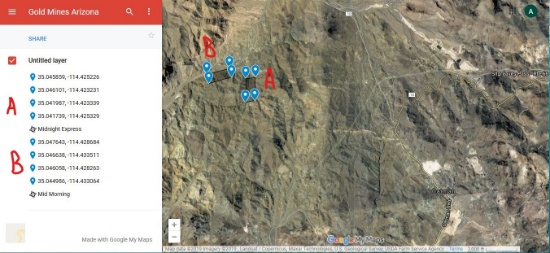 20± acre mining claims in Oatman, Mohave County Arizona