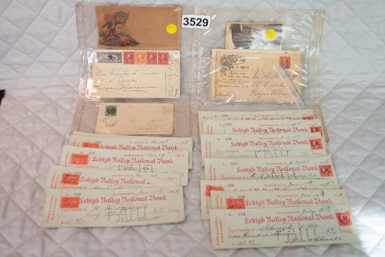 Vintage Envelopes & Checks