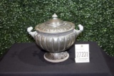 Silver Covered Pedestal Dish