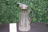 Silver Rimmed Pitcher