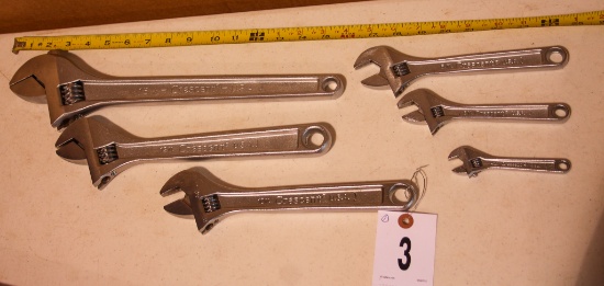 Cresent Adjustable Wrench Set SAE