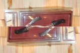 07 Winchester 3 pc. 2 Tone Pocket Knife Collectors Set