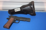 Prop Gun, U.S. Military 1911 with leather Holster
