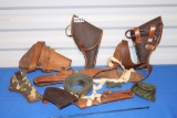 Mixed Army Holsters Lot