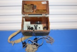 Fullerphone MK V, antique WWII In Wood Box