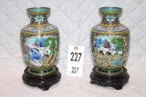 Oriental Vases, Cloisonne