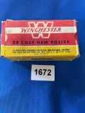 38 Colt New Police Ammo