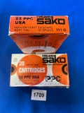 22 PPC SAKO  Ammo