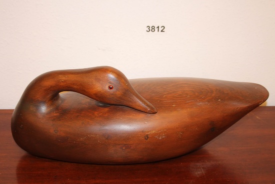 Wooden goose/duck carving