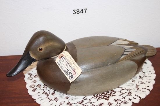 Lloyd Johnson Canvasback Hen Decoy