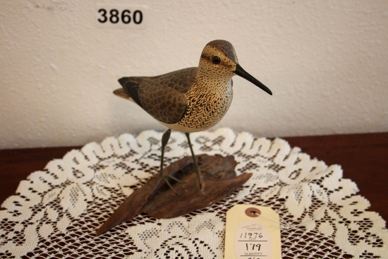Pectoral Sandpiper Fall Carving Lloyd Johnson