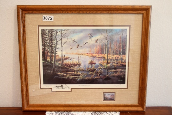 Ken Zylla Ducks in flight print