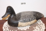 Antique Lesser Scaup Drake Decoy