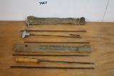 2 vintage rifle rods