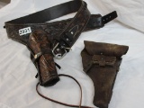 2 leather holsters