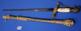 Knights Templar Gold Dress Sword