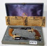Pair of Colt's PT.F.A. Civil War Centennial Model 22, .22 short revolvers