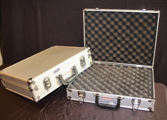 2 Metal Winchester Accessory/Pistol Cases