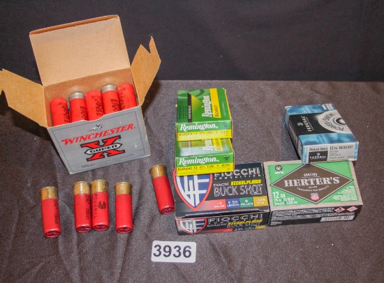 12 GA Ammo Assortment 6 Boxes