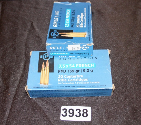 PPU 7,5x54 French Ammo 2 Boxes