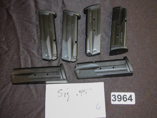6 - Sig .45 ACP Mags