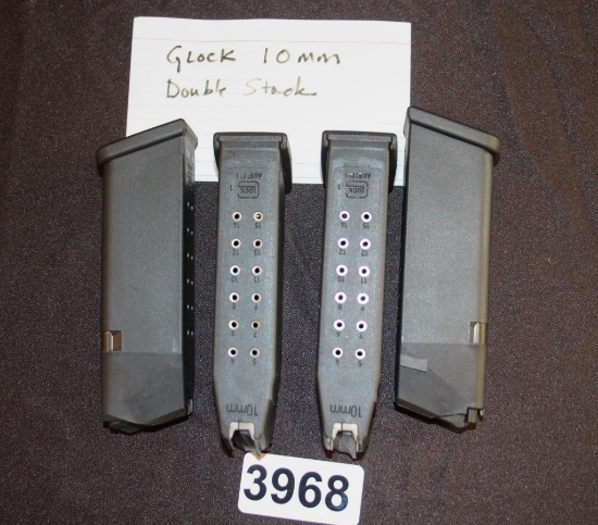 4 -  Glock 10mm Double Stack Mags