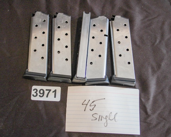 5 -  .45 ACP Mags