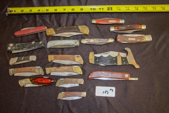 17 - Assorted Pocket Knives
