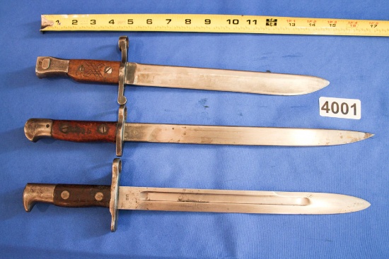 3 - Military Rifle Bayonets