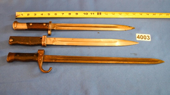 3 - Bayonets Assorted Styles
