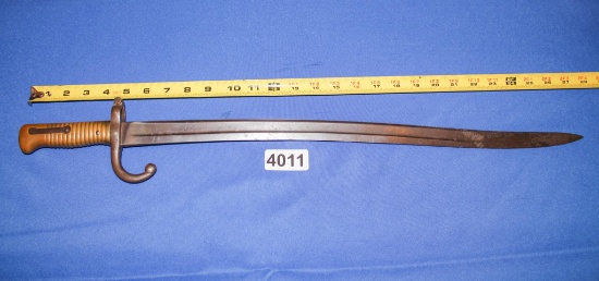 28" French Yataghan Sword Bayonet