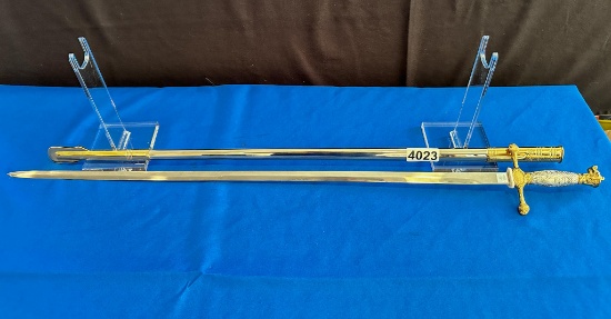 Brass/Chrome 31 3/4" Long Citadel
