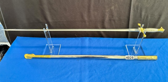Brass/Chrome 31 3/4" Long Citadel