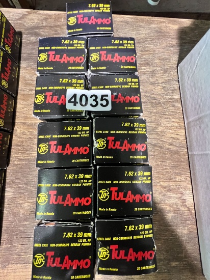 7.62 x 39 ammo