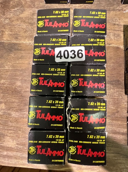 7.62 x 39 ammo