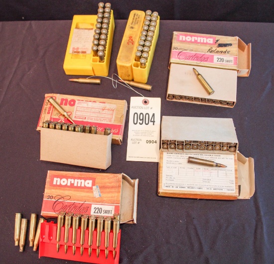 220 Swift New & Reloads 140 Rds...