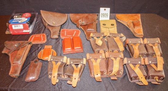 Leather Holsters Lot