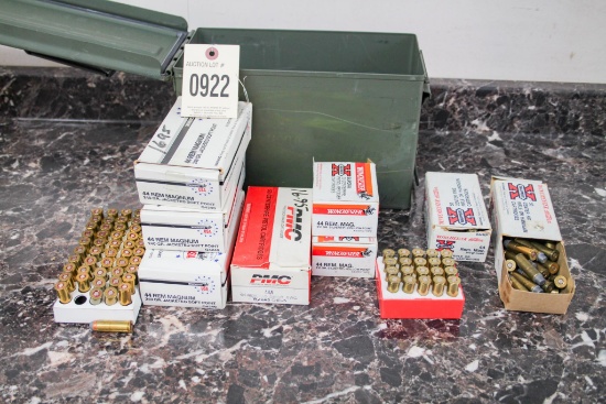 44 Rem Mag Ammo Lot in Can 317 Rds. Total